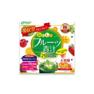 Yuwa Oishi Mixed Fruits Aojiru Green Juice 60 Packets